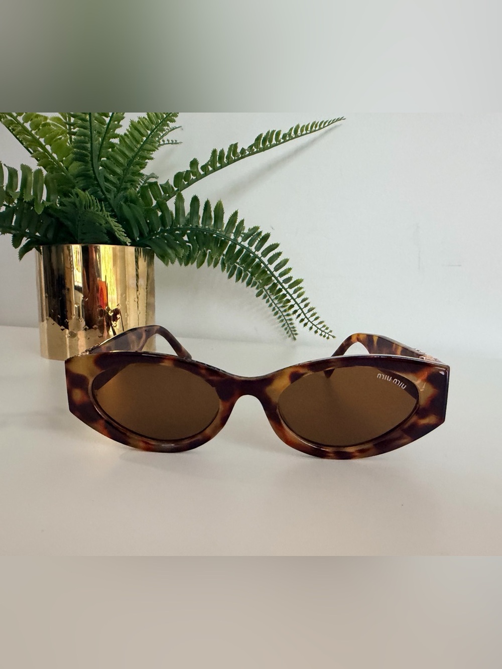 Miu Miu
Oval Sunglasses, 54mm Tortoiseshell